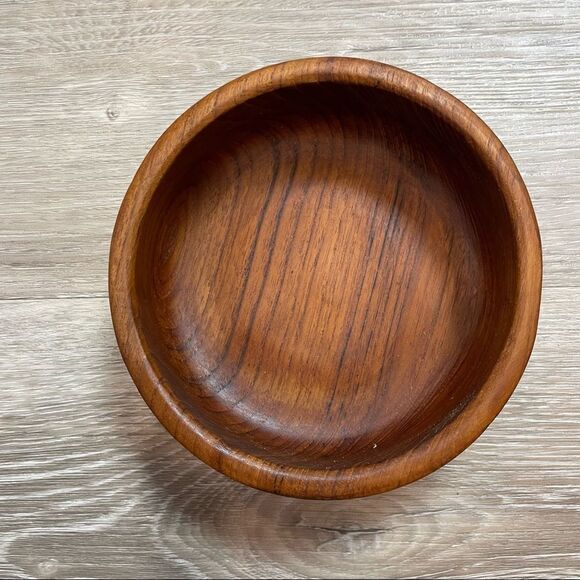 Dark Wood Bowl From Thailand - Picture 3 of 7